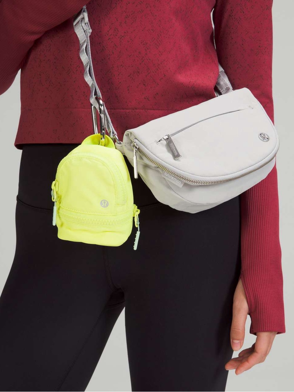 NWOT Lululemon All Night Micro Festival Bag Grey